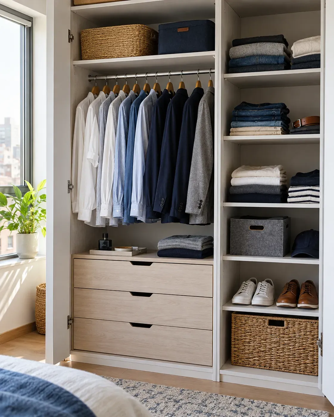 Closet & cabinet organizing